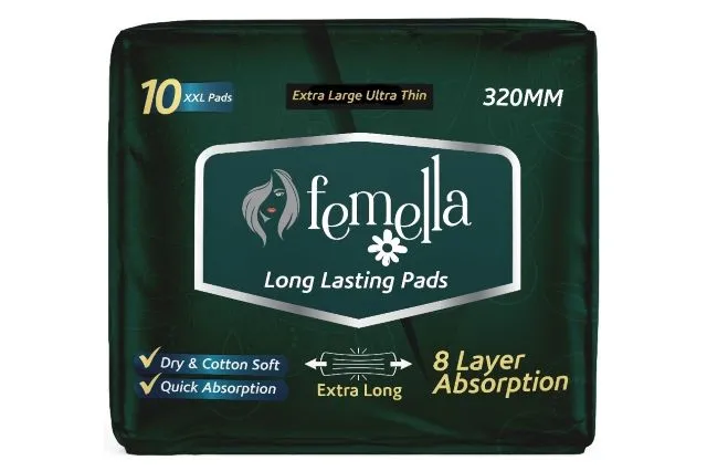 Femella Extra Large Ultra Thin Sanitary Pads 10'S